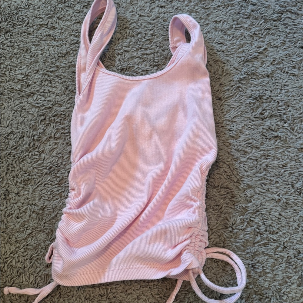 pink hollister tank top